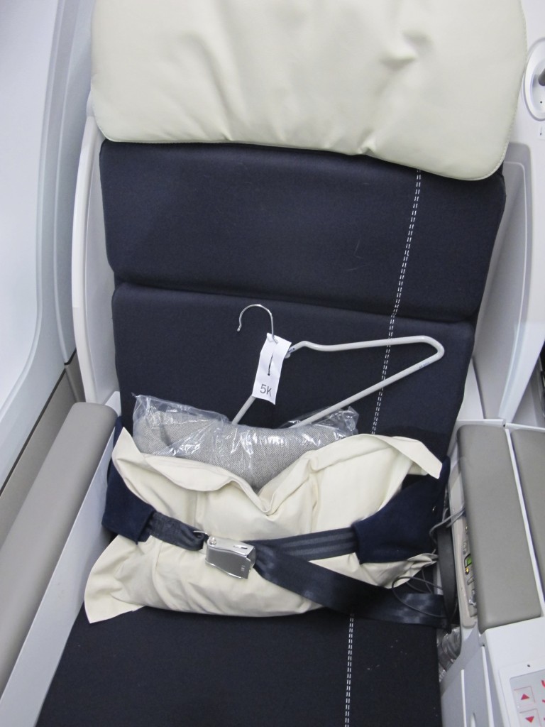 Individual Seat in Air France Business Class